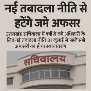 Uttarakhand secretariat 2025 new transfer policy hindi news